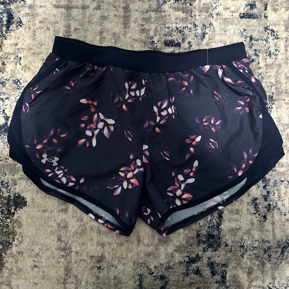 Under Armour Women's Black Floral Shorts
